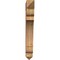 Ekena Millwork Olympic Arts & Crafts Rough Sawn Bracket, Western Red Cedar, 4"W x 24"D x 32"H BKT04X24X32OLY03RWR - alternate 3